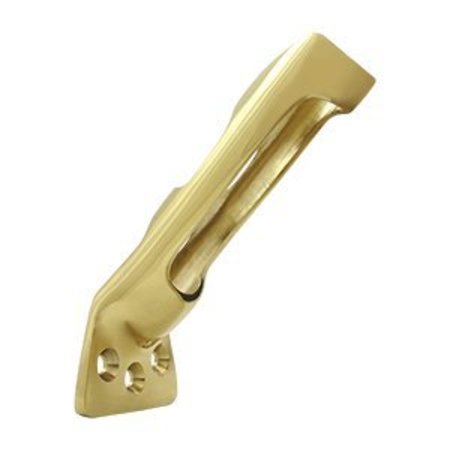 DELTANA Flag Pole Holder Polished Brass FPH10U3